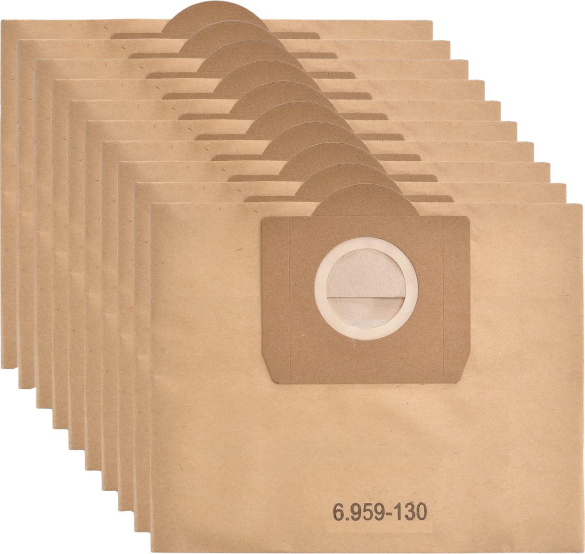 Stofzuigerzak voor Karcher WD3 WD3 Batterij WD3 Premium A2204 Vervanging stofzakken 6.959.-130 [Set 10]