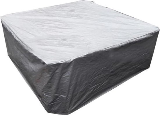 Beschermhoes voor buiten, waterdicht, afdekzeil voor tuinmeubelen, 150 x 100 x 45 cm (l x b x h), beschermhoes voor tuintafel, winddicht, scheurvast, 420D Oxford, met trekkoord