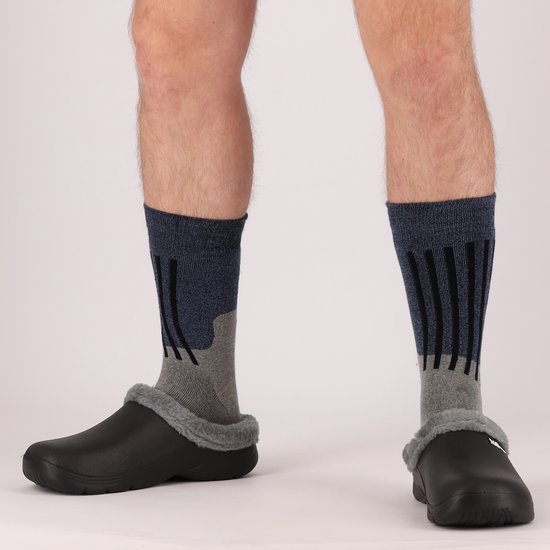 ESTRO Heren Rubber Laarzen Kort - Tuinclogs Heren Gevoerd Winterklompen voor Heren Regenlaarzen Heren Warm Tuinclogs voor Heren K042 (45 EU, Donkergroen