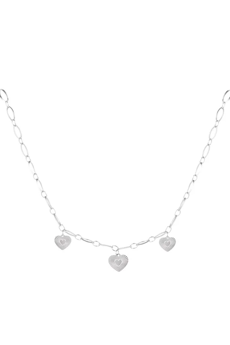 ketting drie hartjes coins
