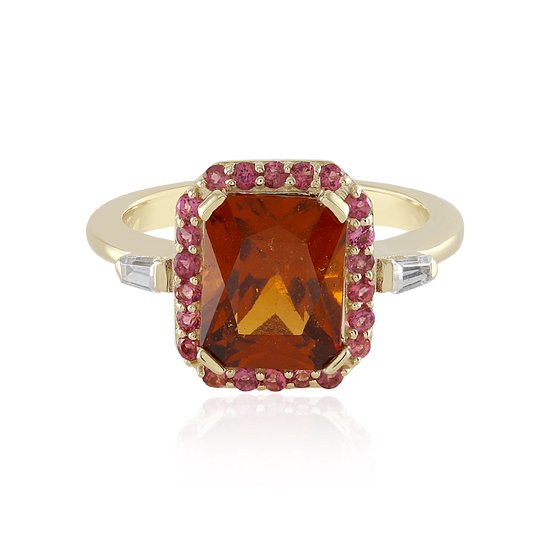 Gouden ring met een hessoniet granaat (Adela Gold)-1261EE | Juwelo sieraden