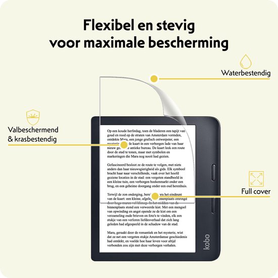 Screenprotector - Folie Geschikt voor - Kobo Libra 2 - Screenprotector Bescherm Folie - Screenprotector Folie Geschikt voor Kobo Libra 2 Screenprotector - 2 Stuks van Merkloos — afbeelding 5