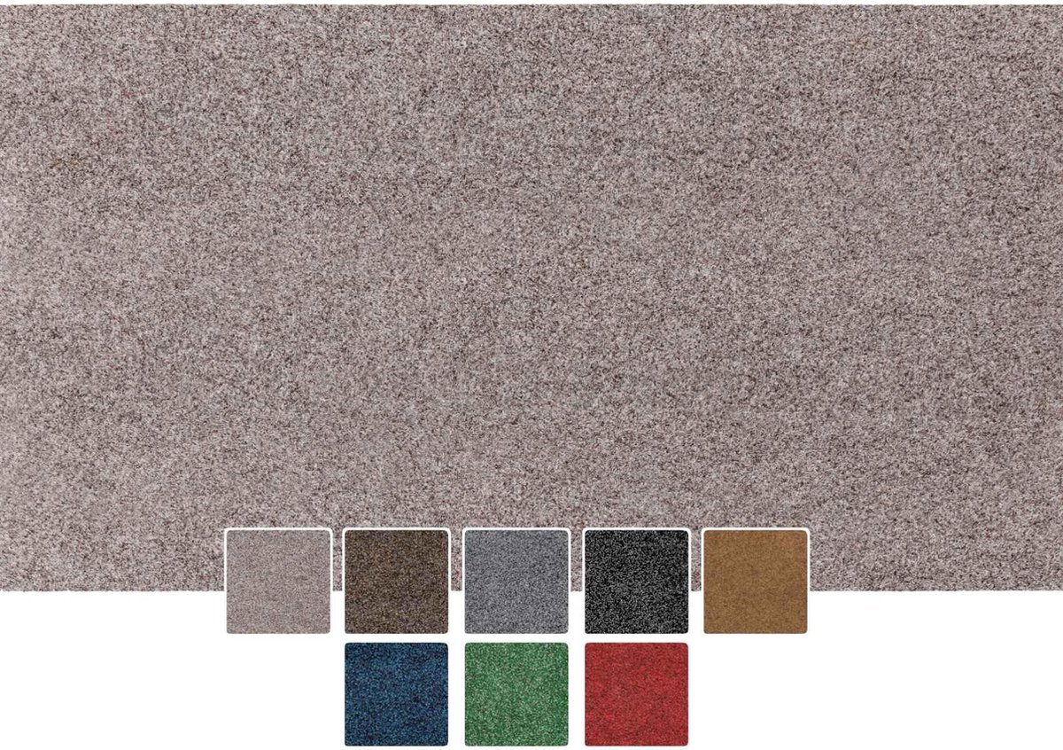 La'Moussawi ® Robuuste en Wasbare Deurmat voor Binnen en Buiten, Lichtbruin, 50 x 100 cm