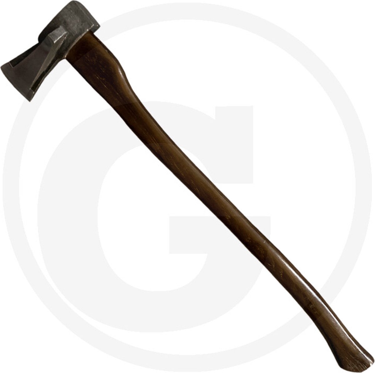GRANIT BLACK EDITION - Super kloofbijl - notenhout - kop 2kg - 80 cm