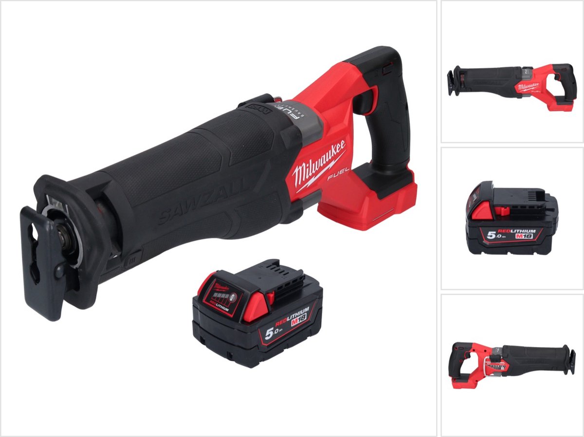 Milwaukee M18 FSZ-501 accu reciprozaag 18 V borstelloos + 1x accu 5.0 Ah - zonder lader