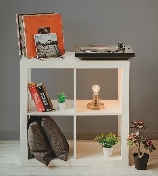 Système de stockage Equivera LP - Support LP - Support de stockage LP - Système de stockage Vinyl - Détenteur du disque