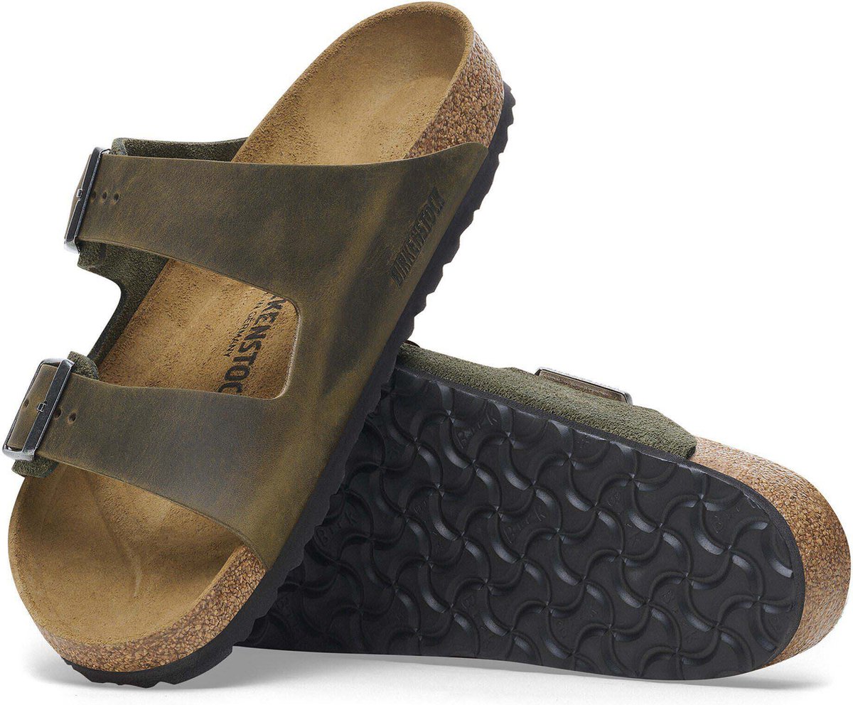 Birkenstock Arizona Slippers Streetwear Volwassen Groen