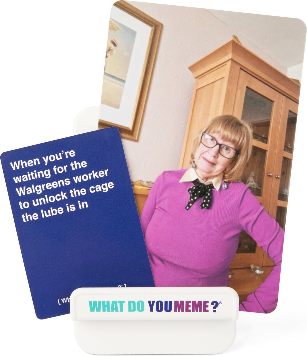 What Do You Meme? - Hilarisch Partyspel voor Jongeren & Volwassenen - Vernieuwde Versie met GIF's - Engelstalig Kaartspel — afbeelding 5