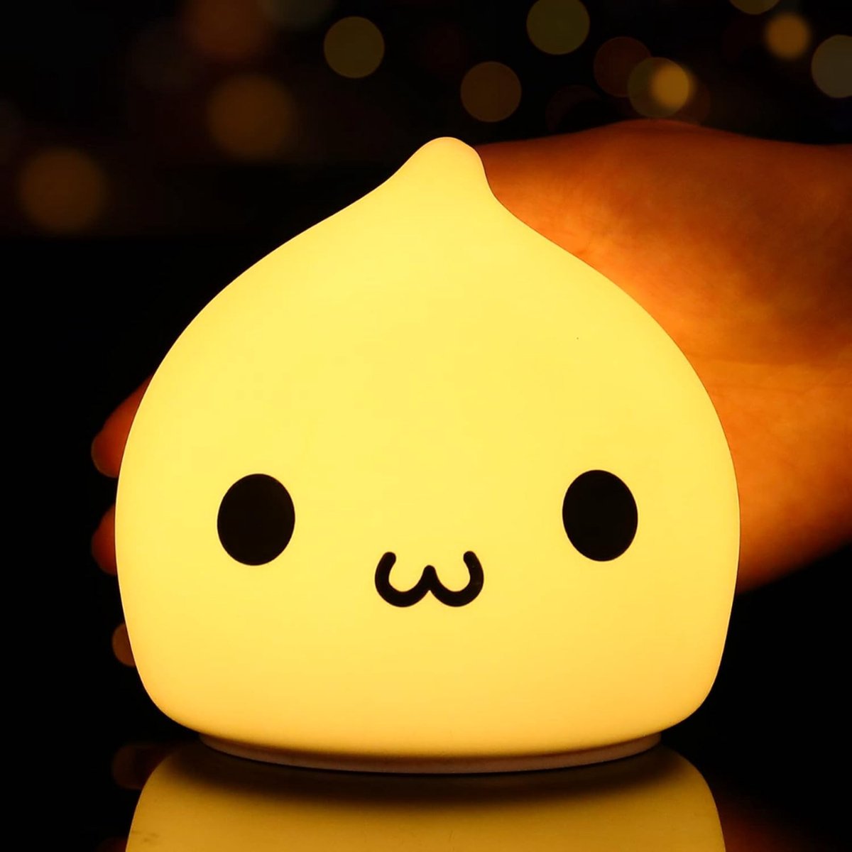 DD® Kindernachtlampen - Nachtlampje Volwassenen - Nachtlampje Kinderen - 10x10x10cm - Geel