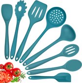 Soulnioi Siliconen lepel rust lepel houder keukengerei koken lepel houder keuken aanrecht steun voor lepels, tangen, spatel - rood