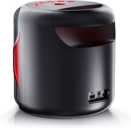 Sharp PS-921 Draagbare & party speaker 2.1 draagbaar luidsprekersysteem Zwart — afbeelding 4
