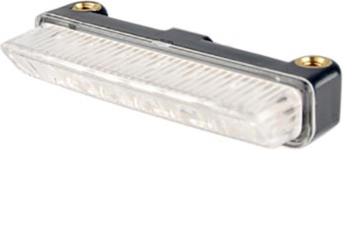 universeel led achterlicht verticaal montage transparant ec goedgekeurd voor motoren nieuw