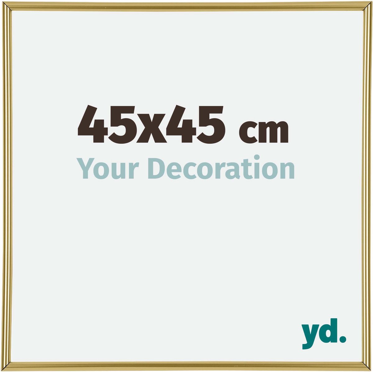 yd. Your Decoration - Fotolijst 45x45 cm - Kunststof - Goud - Annecy