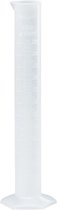 Maatcilinder 100 ml – PP kunststof – met voet – graduering 1 ml – 1 stuk