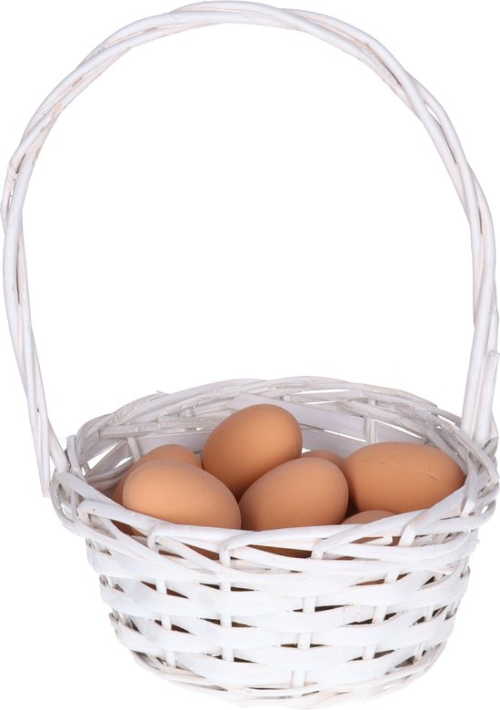 Creative Home Panier En Osier | 32 X 24 X 29 Cm (+/- 2 Cm) | Panier Cadeau | Panier À Fruits | Panier Pique-nique à Prix