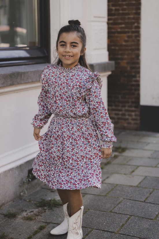 LOOXS Little 2501-7807-880 Meisjes Outlet Jurk Maat 104 Roze