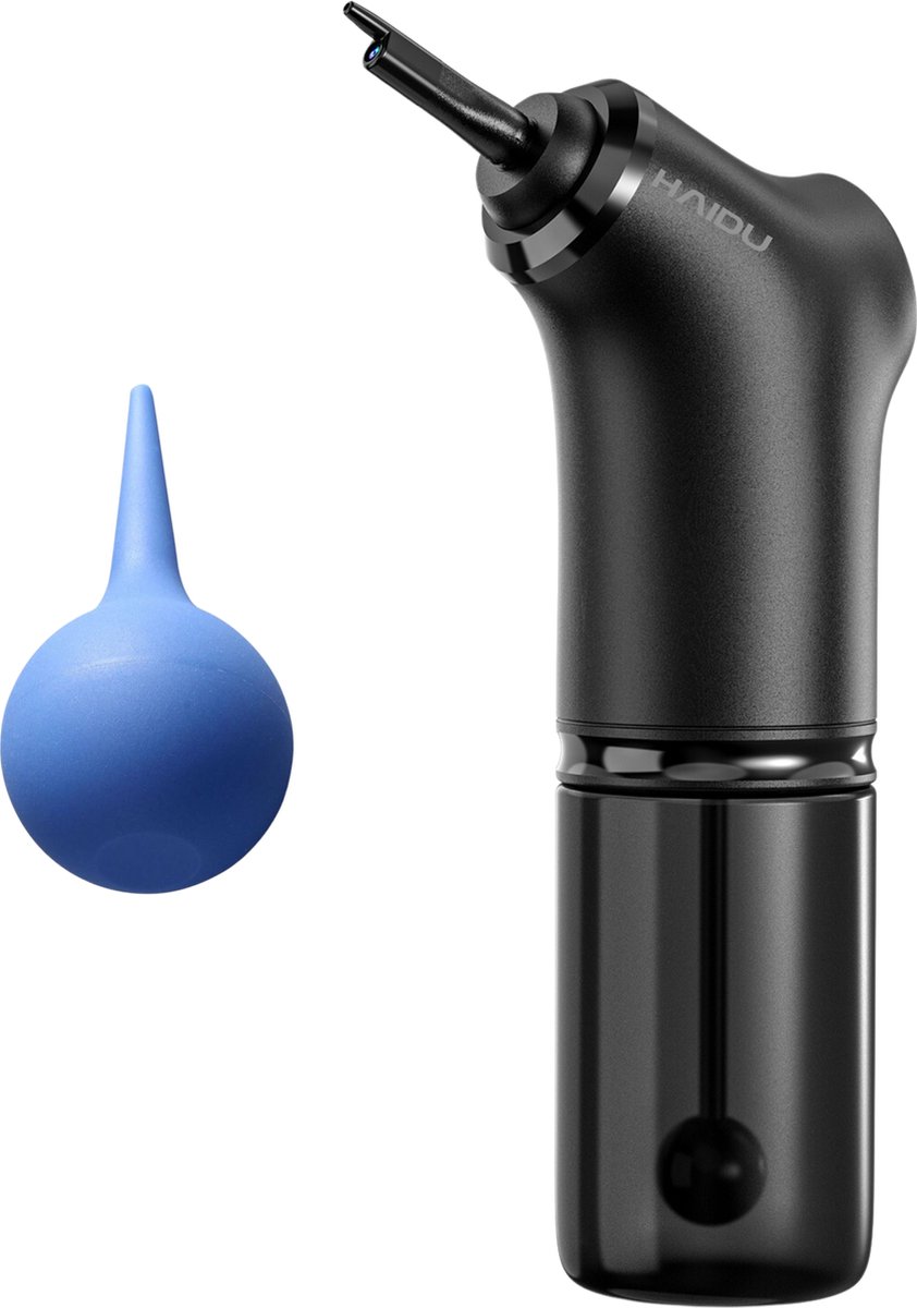 Goedkoopste HAIDU Oorsmeer verwijderaar Pro – Oorreinigingsset – Oorspuit met camera – 200 ml waterreservoir – 4 standen – Oplaadbaar – Ear Cleaner – Standaard Plus