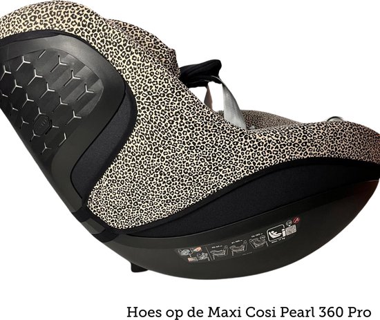 Autostoelhoes Geschikt voor Maxi Cosi Pearl 360 -Maxi Cosi Hoes Groep 0-1 - Zacht Katoen - Perfecte Pasvorm - Beige wafel van Merkloos — afbeelding 2