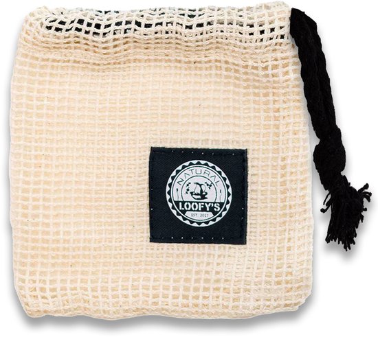 LOOFY’S – Zeepzakje | Geschikt als zeepbakje – Shampoo Bar Zakje | Herbruikbaar | Schuimt goed op | Loofys