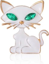 Strass Konijn Broche Pin Mode Kristal Zirkonia