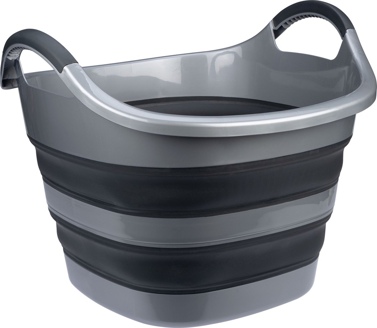 Abbey Camp Wasmand - Opvouwbaar - Grijs - 50 Liter - 56.7 x 60 x 44.4 cm