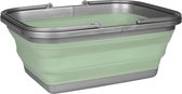 Poubelle pliable OTRS - Vert/ Grijs - Capacité environ 16 litres