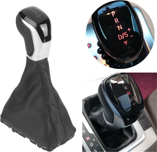 Pook knop DSG Volkswagen, Skoda, Seat, Audi Automatic (Met verlichting Led Rood)