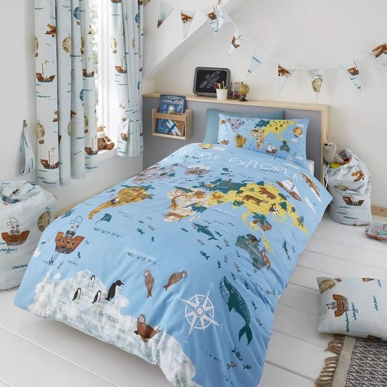 Duvet Cover 140x200 Douceur D'Intérieur Dekbedovertrek 1 Persoon - 140x200 Cm, 100% Katoen, Grijs Dekbedovertrek 240x220 Zwart