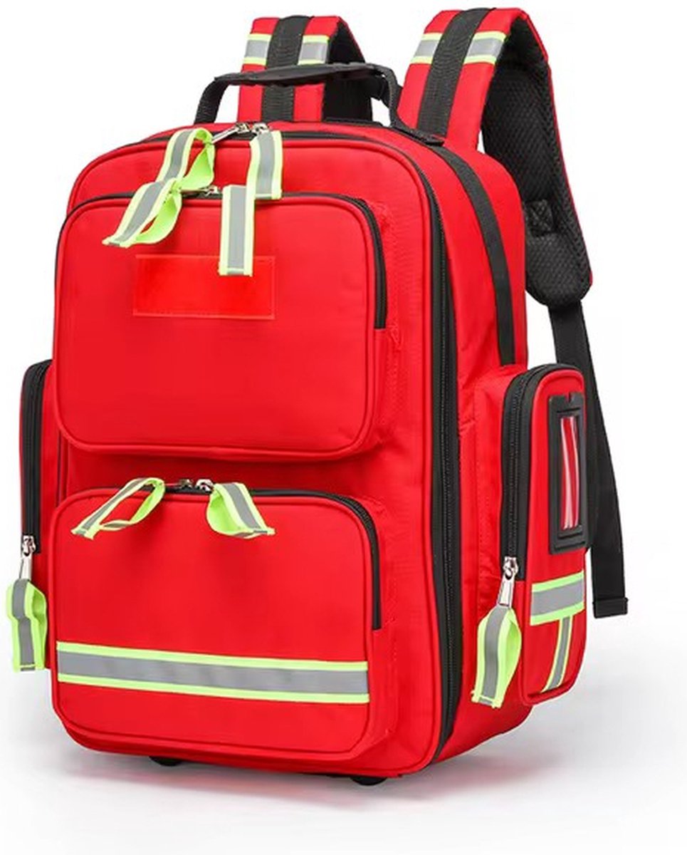 Goedkoopste EHBO Rugzak Leeg - EHBO Kits - Nood Hulprugzakken Met Grote Capaciteit - Gesorteerde Opslag - Outdoor Camping - Survival Kits - Medische Kits - Rood
