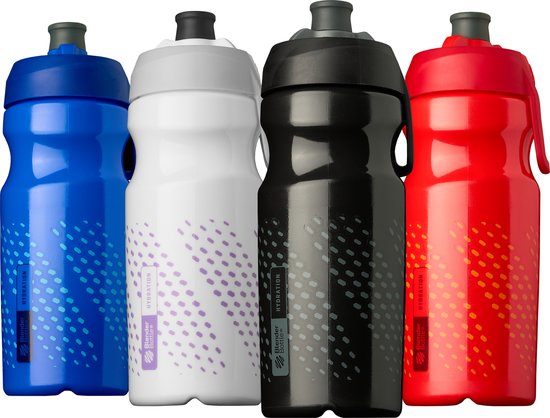 BLENDERBOTTLE - WIT - 650ml Hydration / water Halex Sports bidon - Speciale wielrenbidon met uniek mondstuk. Drink vanuit iedere richting. van BLENDERBOTTLE — afbeelding 2