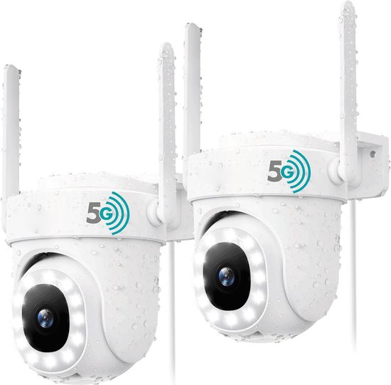 SwitchBot Bewakingscamera, 1080P WiFi camera met 360
