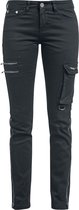 Black Premium by EMP Zwarte jeans met ritsen - Dames - W34L32