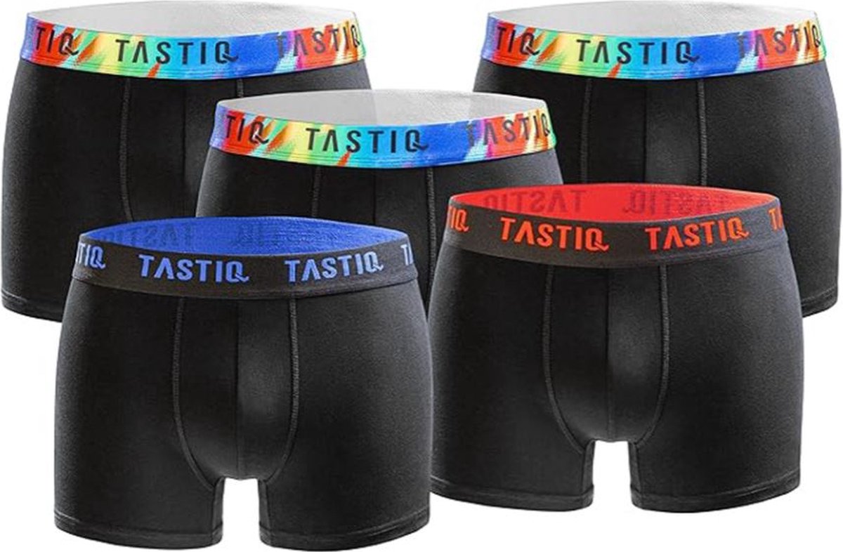 Boxers tastic black pattern mix 5-pack giftbox, xl