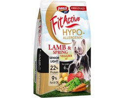 Fit Active Hypoallergenic Senior – Kipvrije hondenbrokken met lam – Hondenvoer voor oudere honden – 4kg