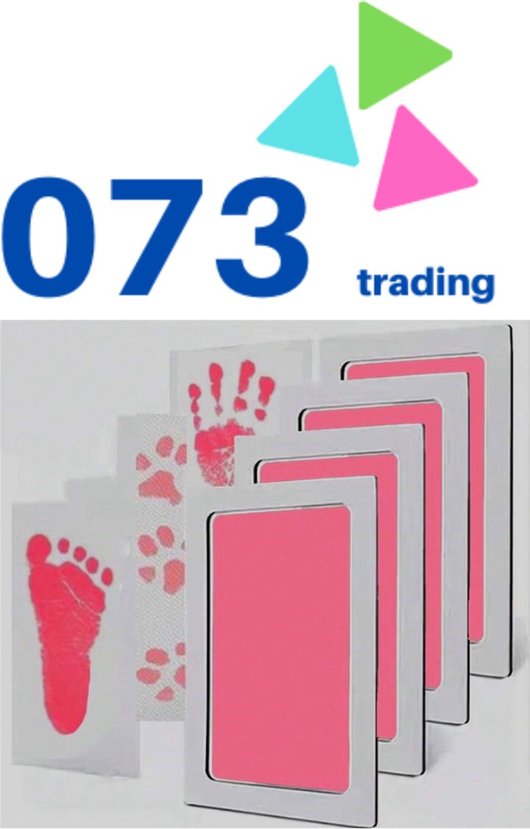Goedkoopste inktpad voor baby voet en handafdruk of van je nabestaande vingerafdrukken, geen inkt achter blijvend, cadeau, Verassing, Sinterklaas, Kerst, Geboorte.