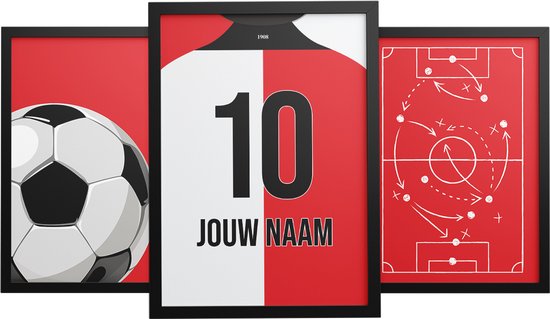 Foto: 3 delige posterset rotterdam close up collection posters gepersonaliseerd met eigen naam en nummer 30 x 40 cm