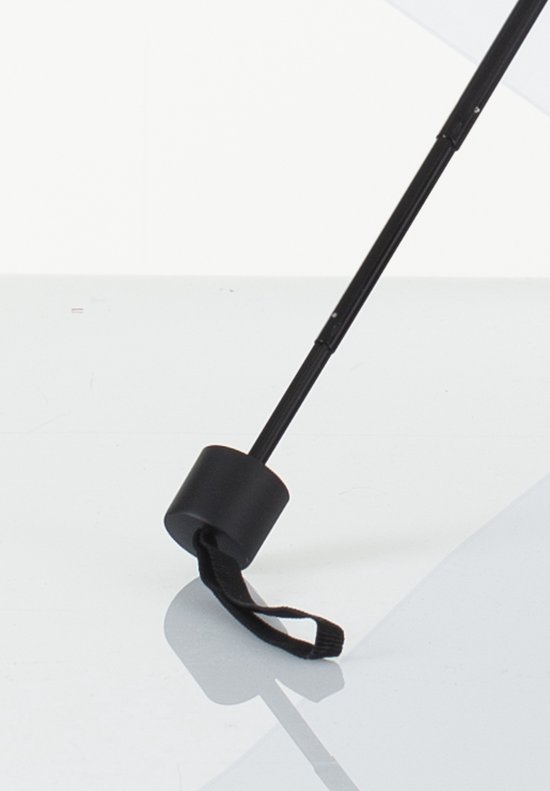 Lasessor - Mini - Parapluie - Voyage - Sac à main - Pliable - Manuel - Wit - 17cm