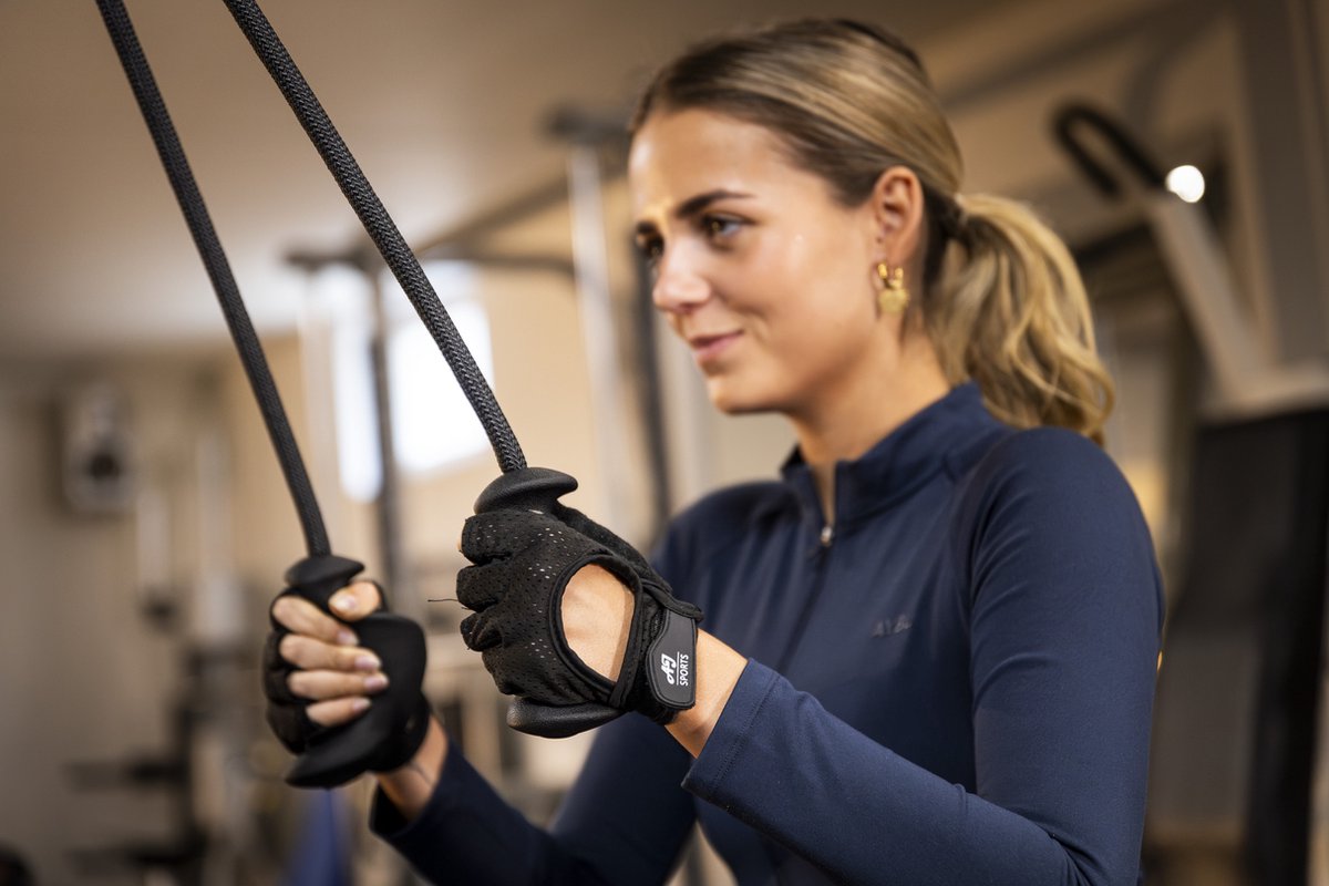 AJ-Sports Fitness handschoenen L - Sport & Fitness handschoenen Heren & Dames - Krachttraining - Fitness - Crossfit - Sport handschoenen - Sporthandschoenen - Zwart — cadeau in Sport & Outdoor - foto 5