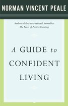 Boek kaft met de titel 'A Guide to Confident Living' door Norman Vincent Peale.