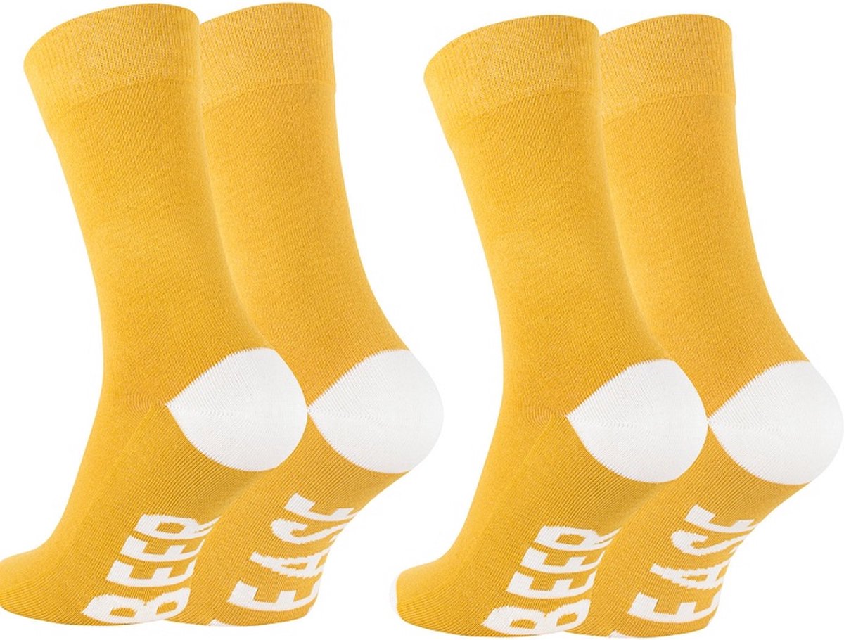 Beer Please - Bier - Sokken - Socks - Mannensokken - 2 paar - Maat 41-45