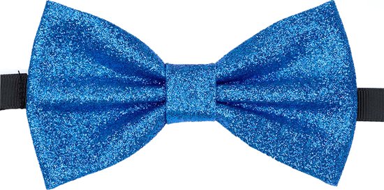 Sorprese Bow Tie - Blauw Glitter - pré-noué - noeud papillon - noeud - noeud papillon