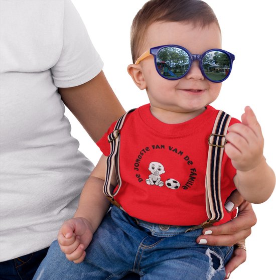 Maillot de Football Kinder - Pour les Petits Fans 1 An Rouge