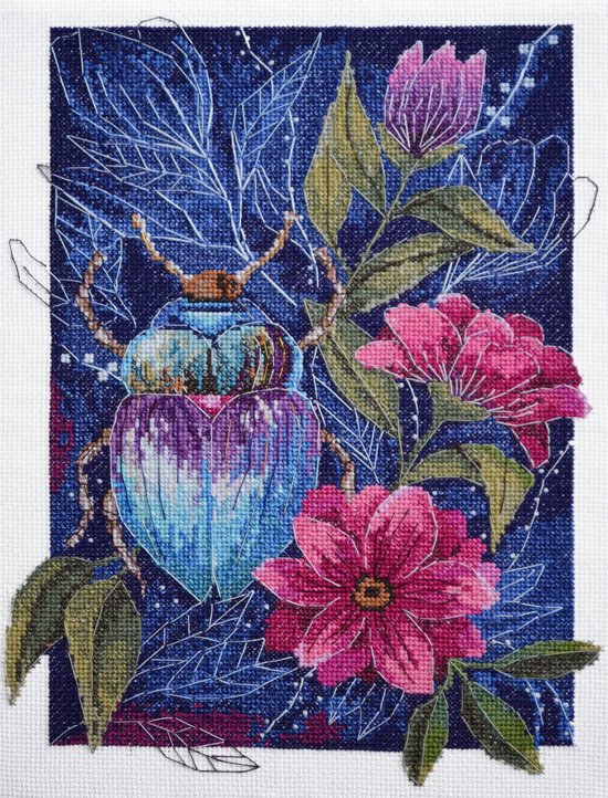 Kit broderie ABRIS ART - Soirée Hazy - Soirée Brumeuse - Niveau : moyen