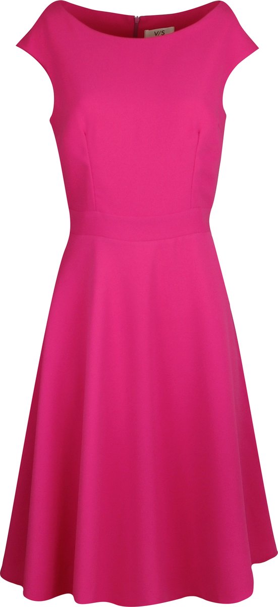 Verysimple • mouwloze fuchsia jurk • maat 40 (IT46)