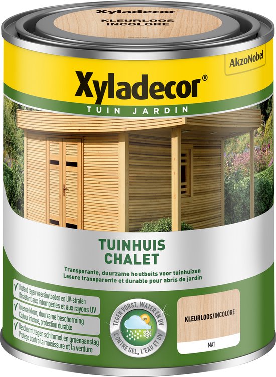 Foto: Xyladecor tuinhuis wb kleurloos 0 75 l