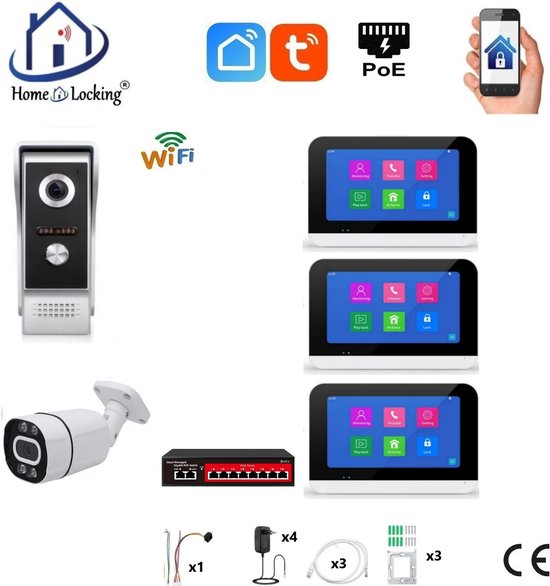Smart WIFI deur intercom/videofoon (EAN: ...8842) - Smart - €618,38