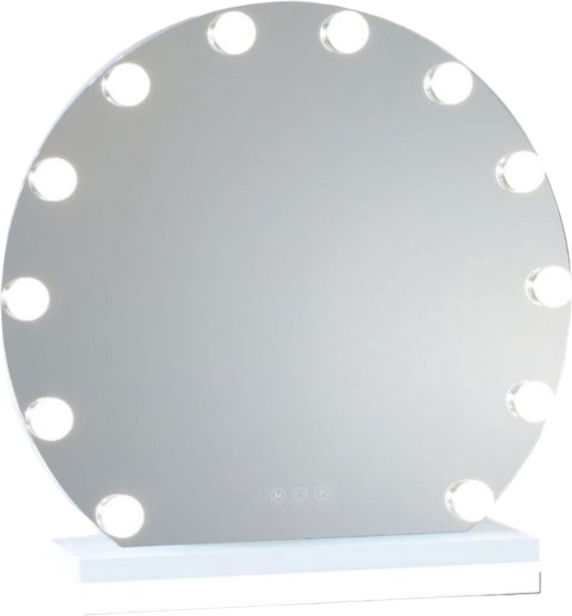 Hollywood Spiegel - Luxe Ontwerp - Met 12 LED Lampen en Touch Control
