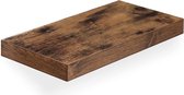 MIRA Home - Wandplank - Fotoplank - Muurdecoratie - Opberger - Vintage - Hout - 40x20x3.8