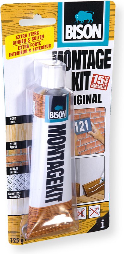 Bison Kombi Turbo 24 ml, super snel, vullend, temperatuurbestendig van -20- 20°C tot + 65°C, (zee)waterbestendig, chemicaliënbestendig, inclusief mengbakje en spatel