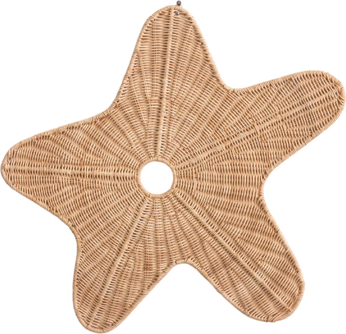 Cokos Aster de zeester rotan wanddecoratie small